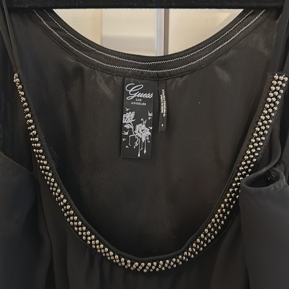 Guess Metallic Beaded Tassel Dress, size S - Picture 3 of 4